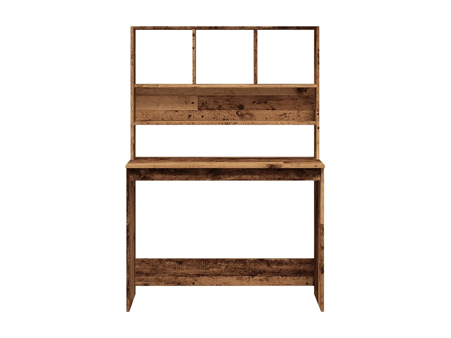Scrivania con ripiani in legno vecchio 102x45x148 cm in legno ingegnerizzato