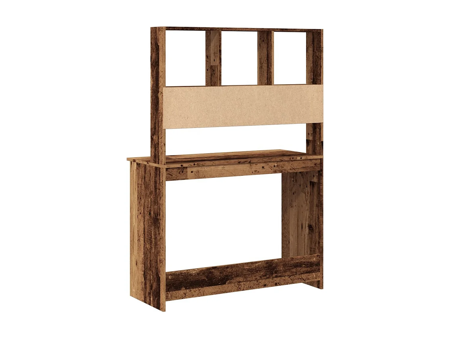 Scrivania con ripiani in legno vecchio 102x45x148 cm in legno ingegnerizzato