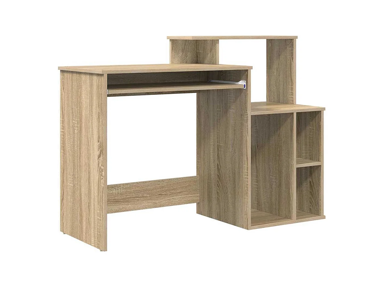 Scrivania con contenitore Sonoma Oak 120,5 x 44 x 88,5 cm
