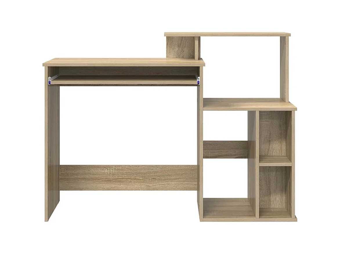 Scrivania con contenitore Sonoma Oak 120,5 x 44 x 88,5 cm