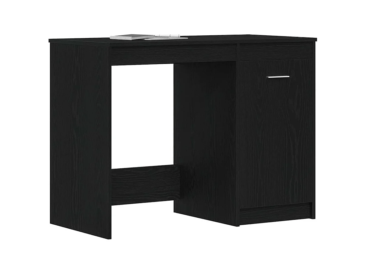 Bureau Chêne noir 100 x 50 x 76 cm Bois d'ingénierie