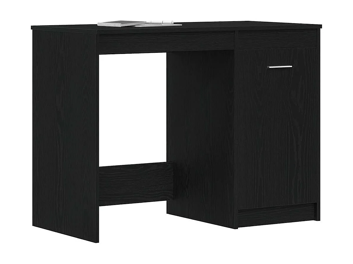 Bureau Chêne noir 100 x 50 x 76 cm Bois d'ingénierie