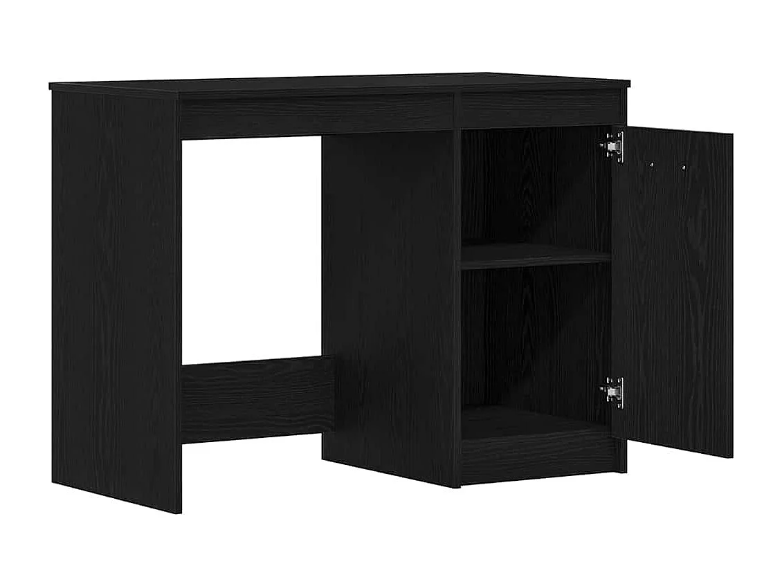 Bureau Chêne noir 100 x 50 x 76 cm Bois d'ingénierie