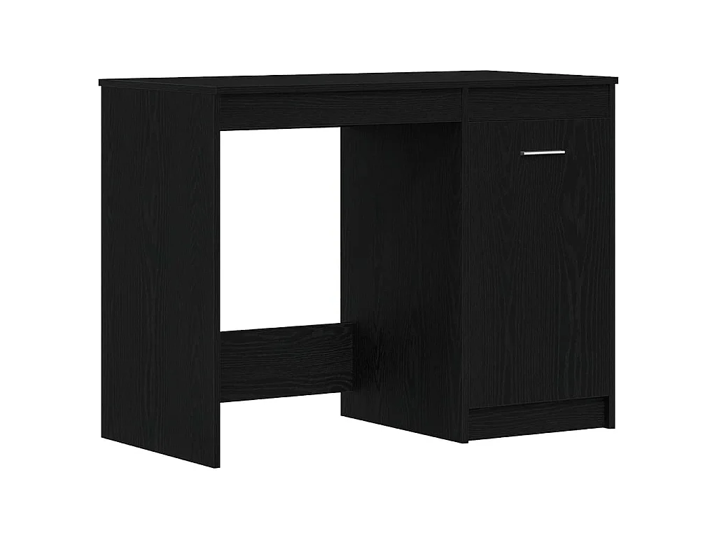 Schreibtisch aus schwarzer Eiche, 100 x 50 x 76 cm, Holzwerkstoff