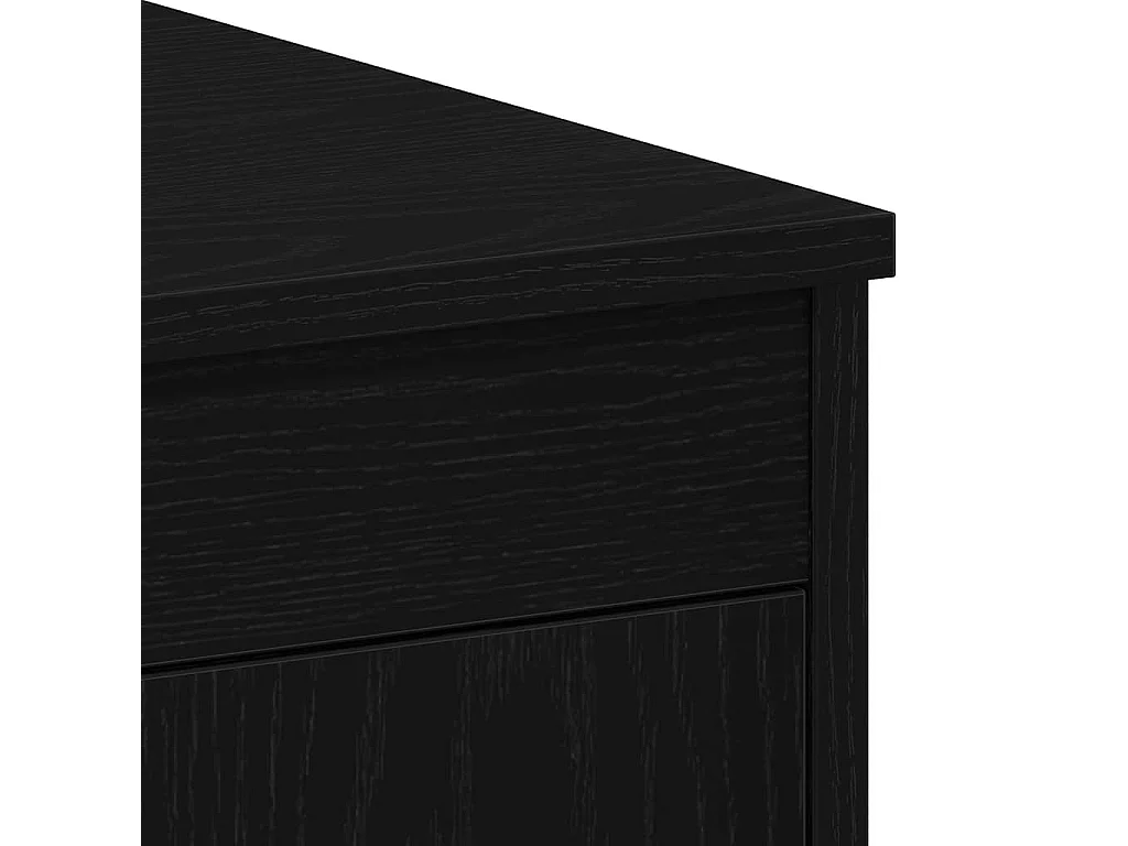Schreibtisch aus schwarzer Eiche, 100 x 50 x 76 cm, Holzwerkstoff