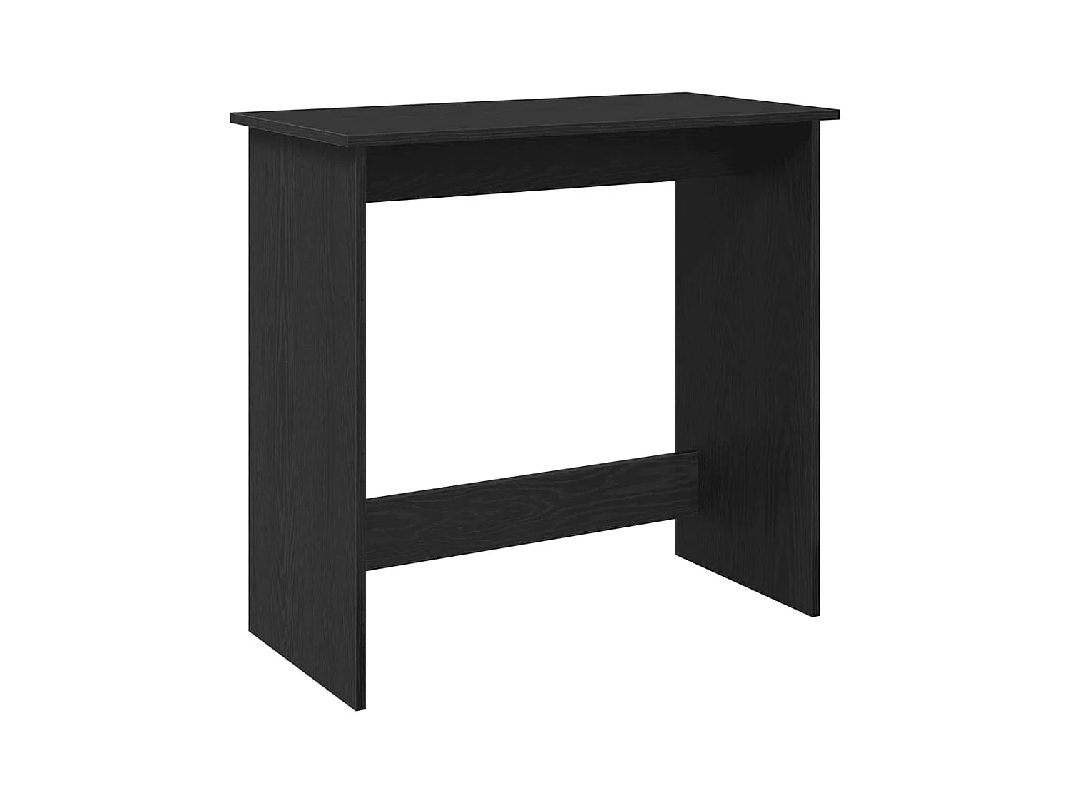 Bureau Noir 80x40x75 cm Aggloméré