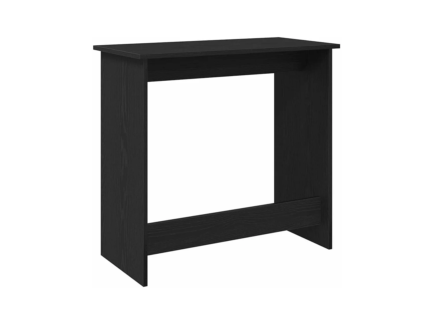 Bureau Noir 80x40x75 cm Aggloméré