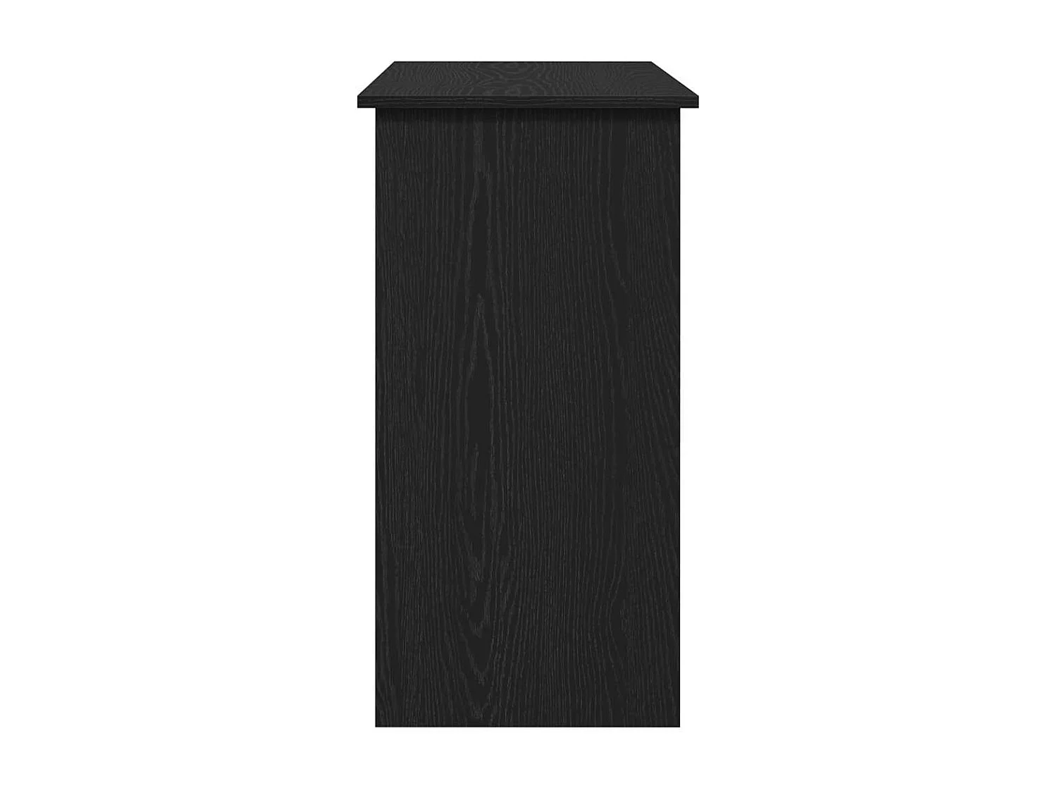 Bureau Noir 80x40x75 cm Aggloméré