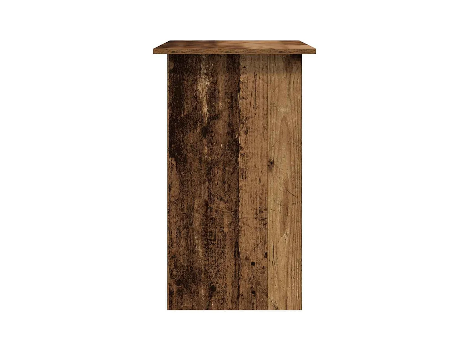 Oud houten bureau 80x45x74 cm bewerkt hout