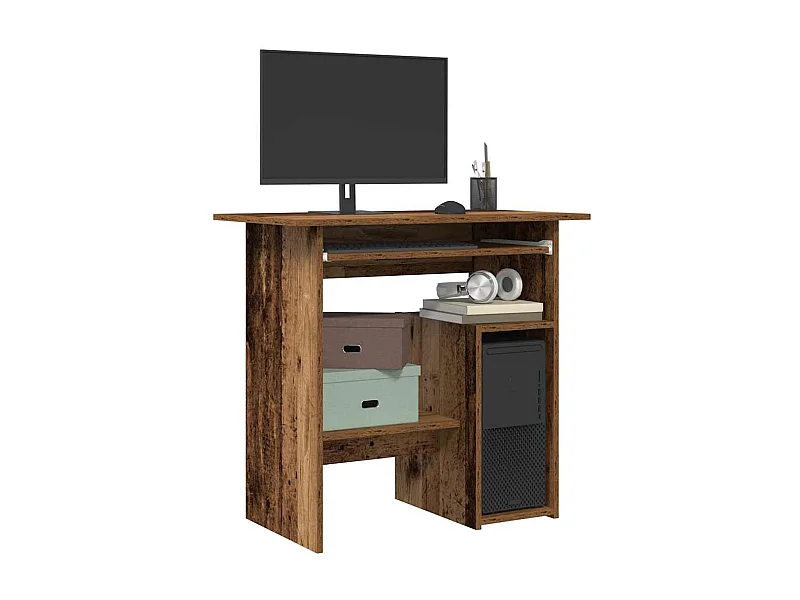 Altholz Schreibtisch 80x45x74 cm Holzwerkstoff