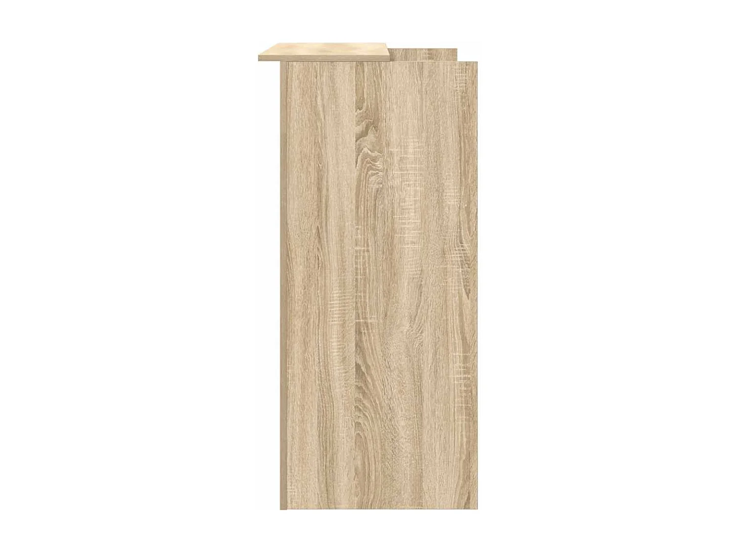 Bureau réception chêne sonoma 100x50x103,5 cm bois d'ingénierie