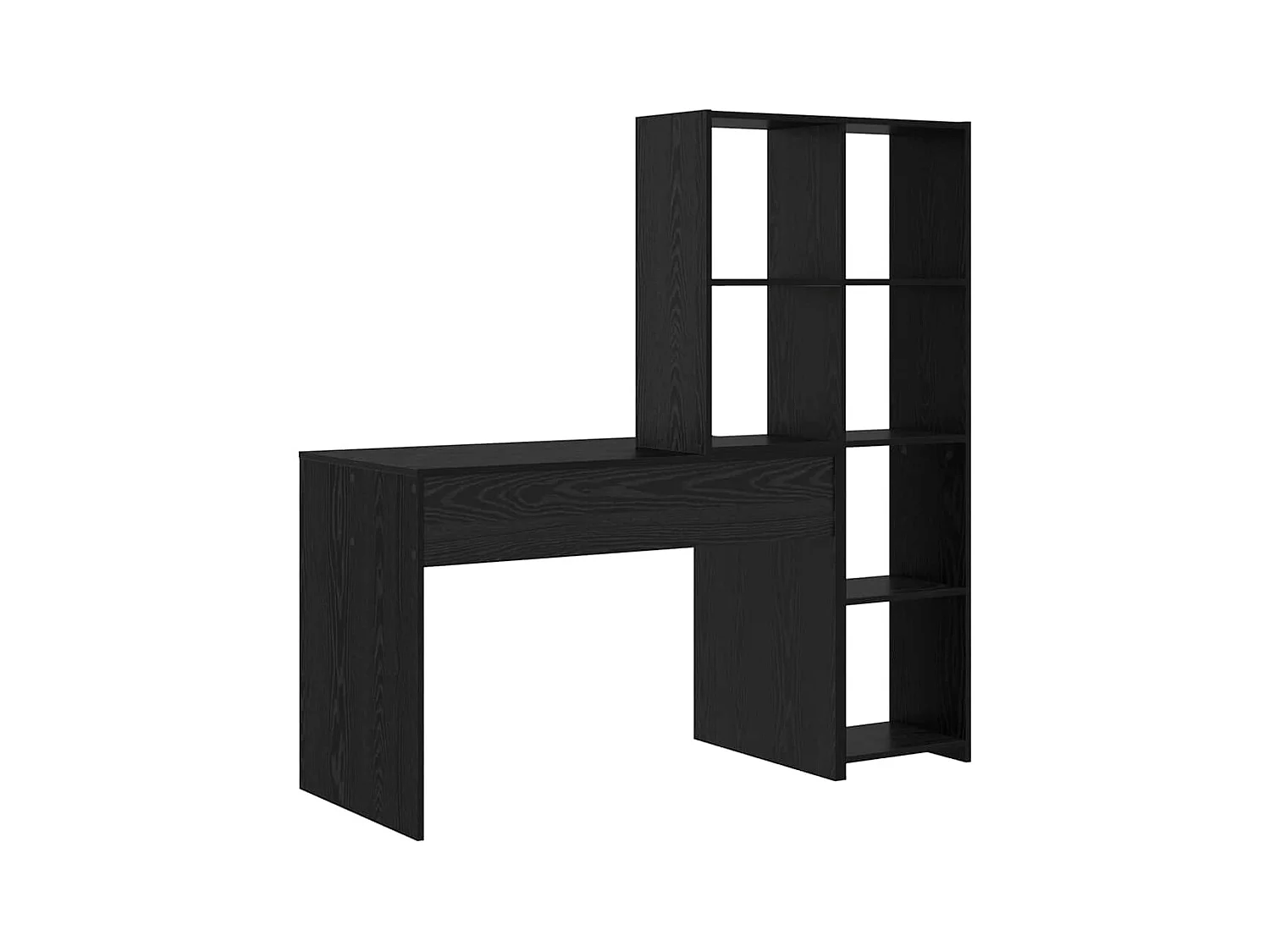 Bureau Chêne noir 138.5 x 55 x 143 cm Bois d'ingénierie