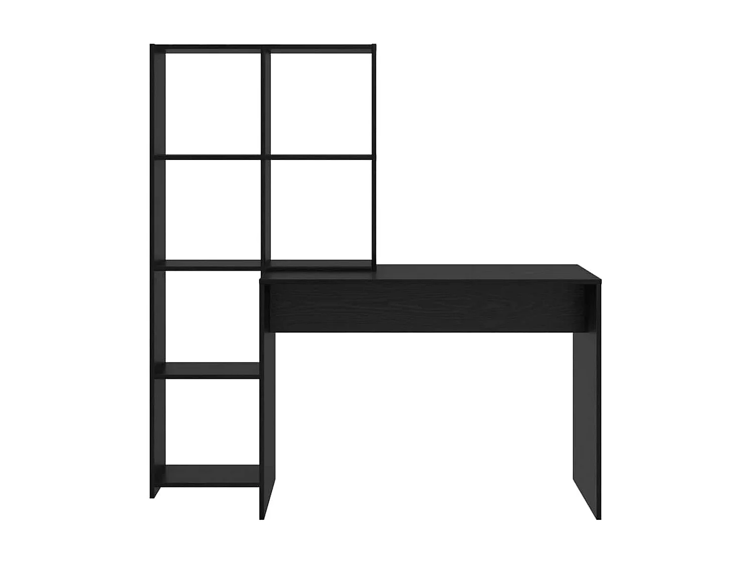 Bureau Chêne noir 138.5 x 55 x 143 cm Bois d'ingénierie