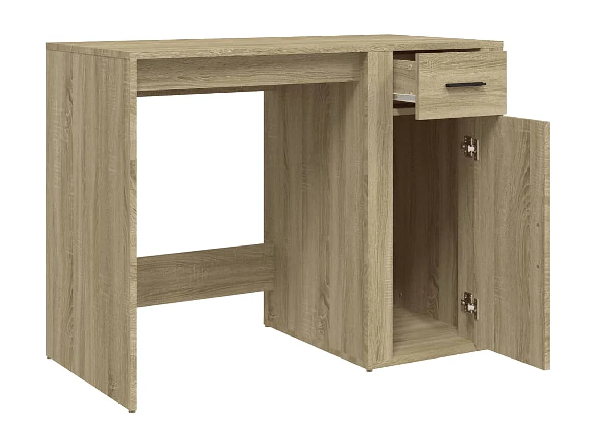Sonoma Eiken Bureau 100x49x75 cm Bewerkt Hout