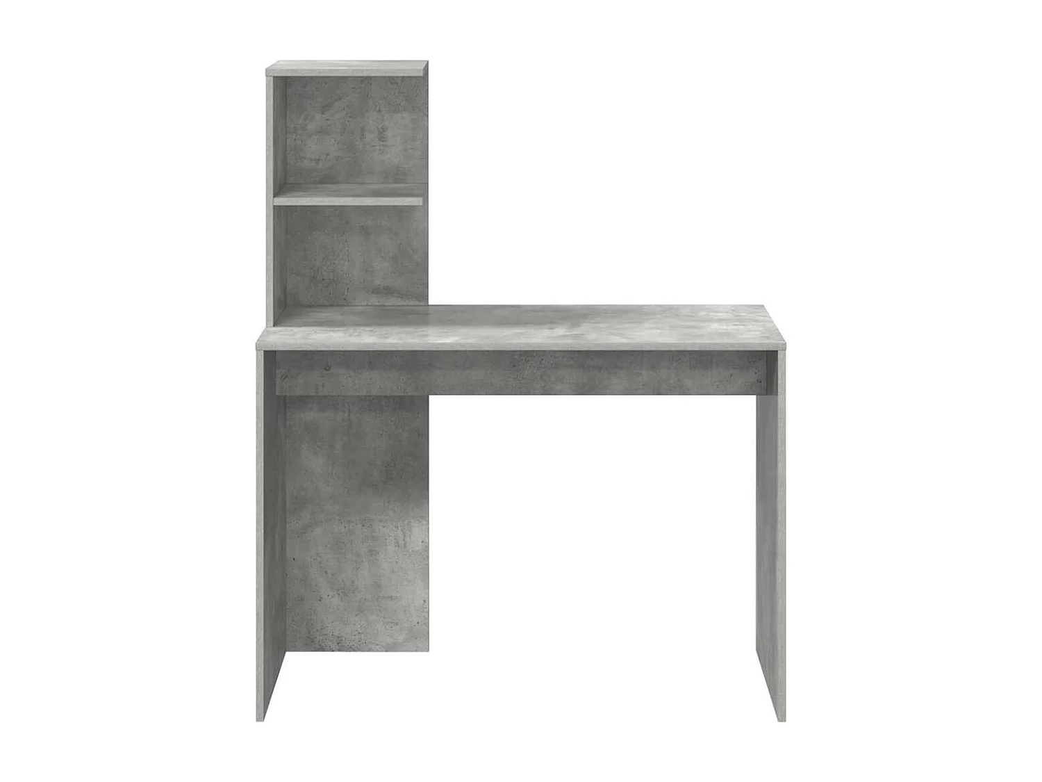 Bureau Gris béton 102 x 50 x 124 cm Bois d'ingénierie