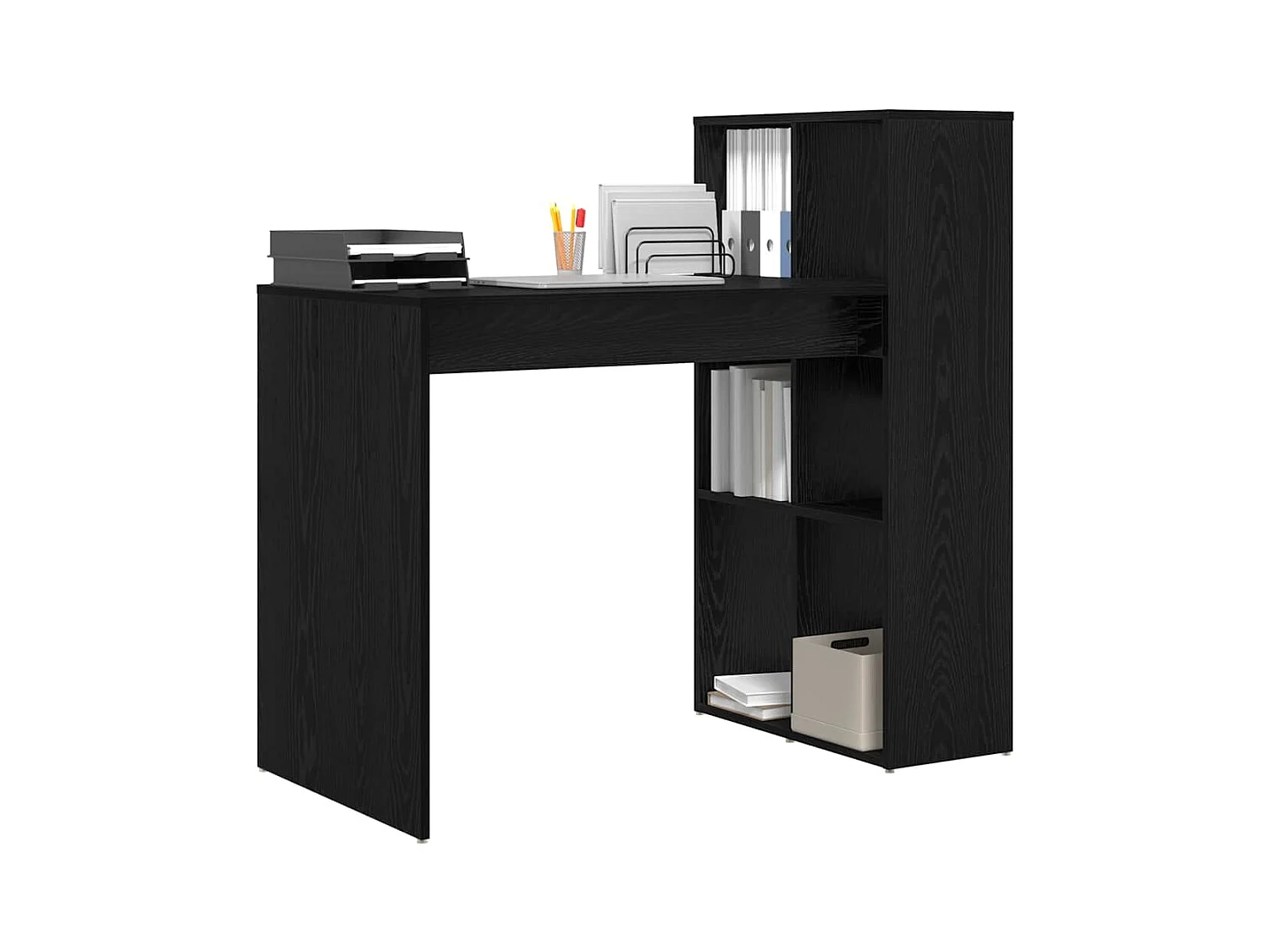 Bureau Chêne noir 108 x 55 x 103,5 cm Bois d'ingénierie
