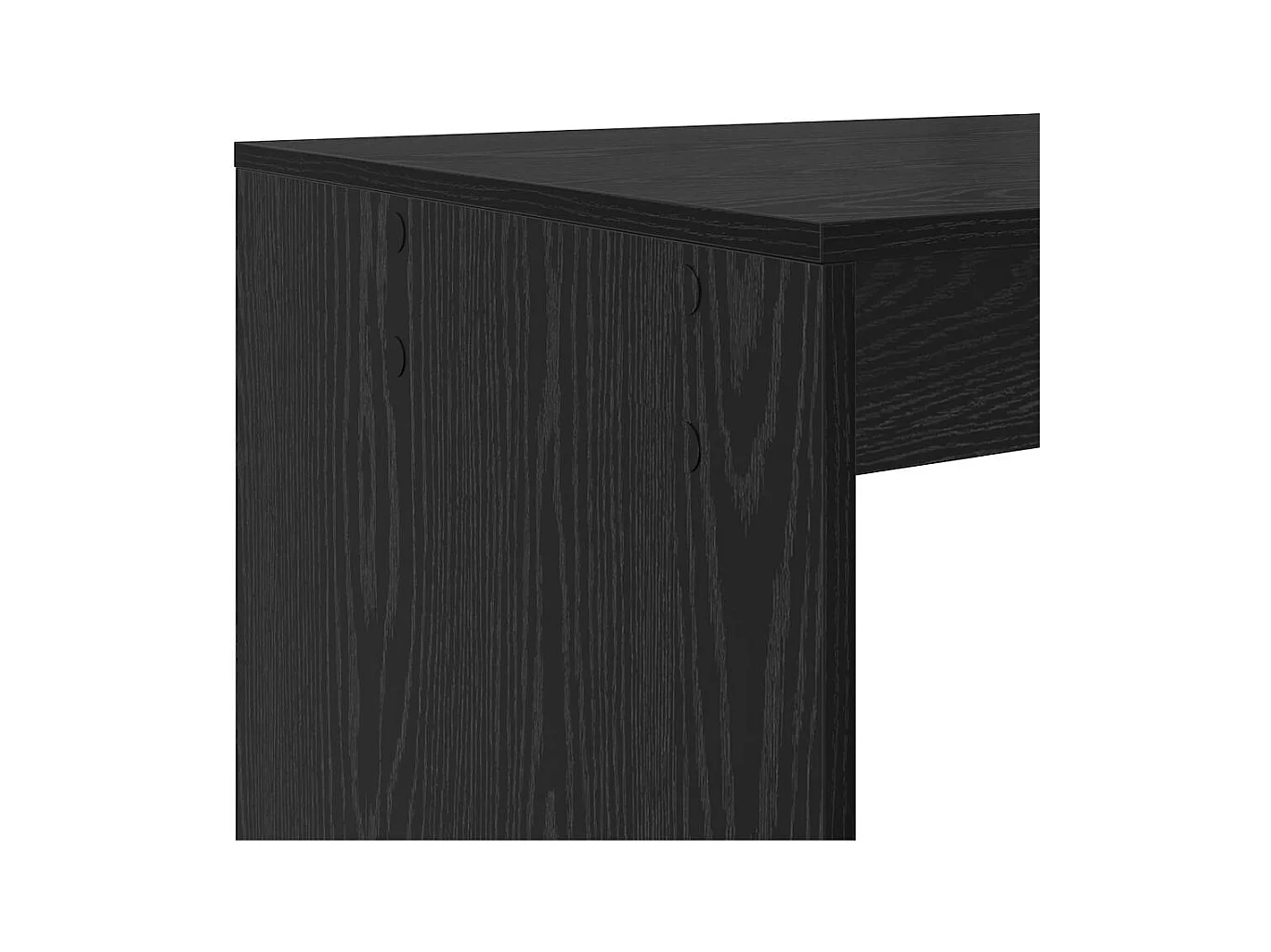 Bureau Chêne noir 108 x 55 x 103,5 cm Bois d'ingénierie
