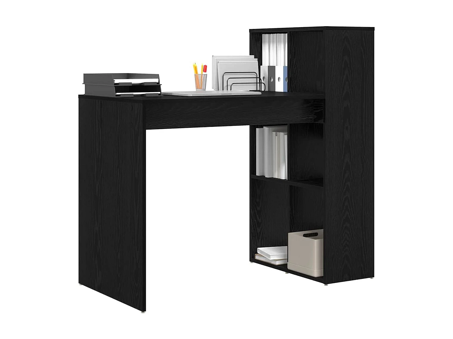 Bureau Chêne noir 108 x 55 x 103,5 cm Bois d'ingénierie