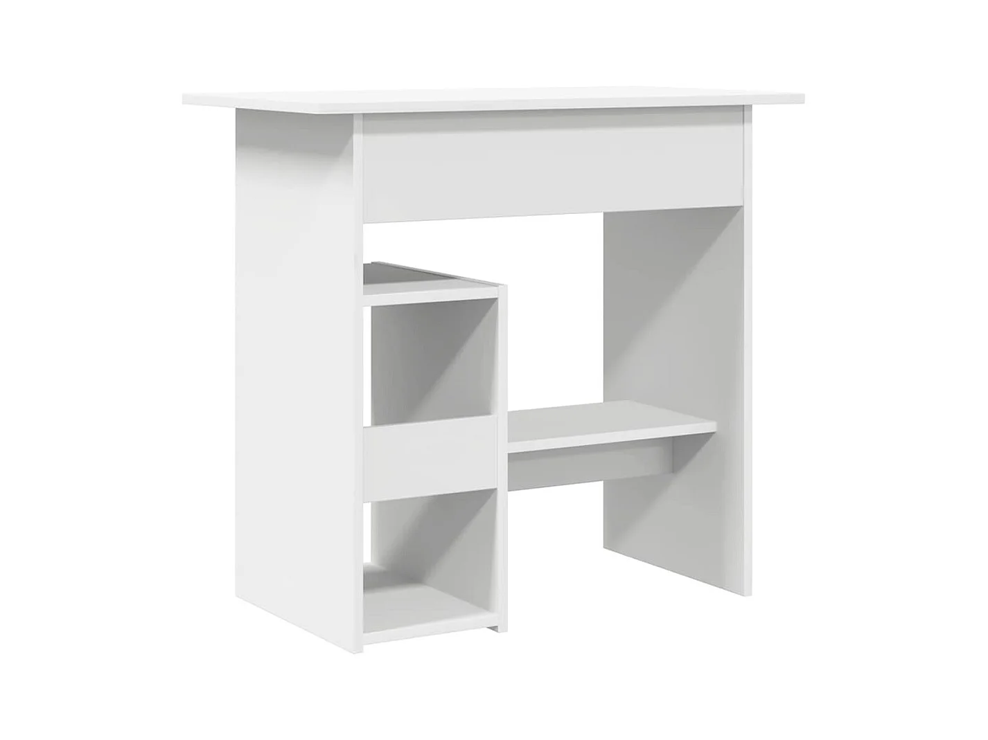 Wit bureau 80x45x74 cm bewerkt hout