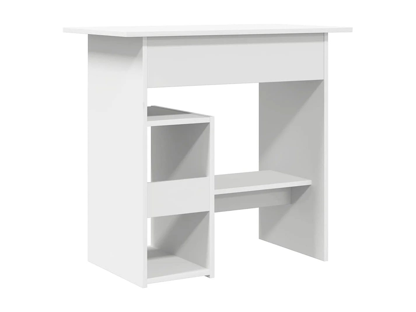 Escritorio blanco 80x45x74 cm Madera de ingeniería