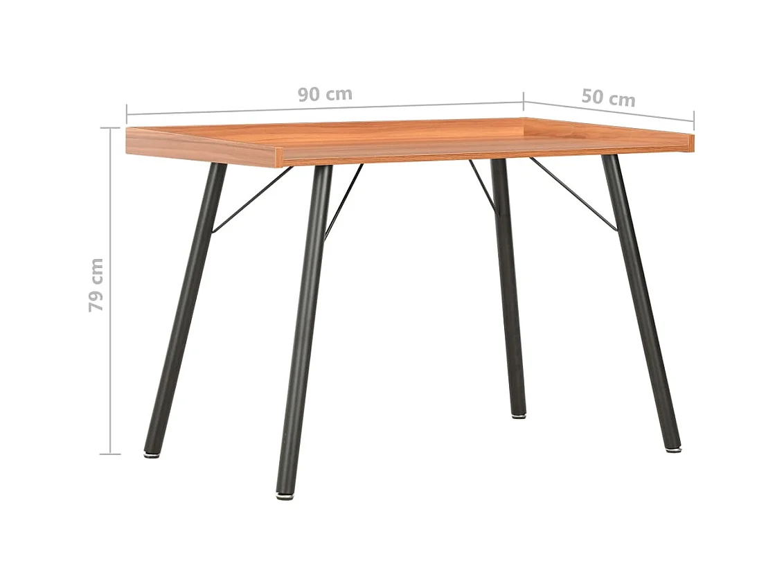 Bureau Marron 90x50x79 cm