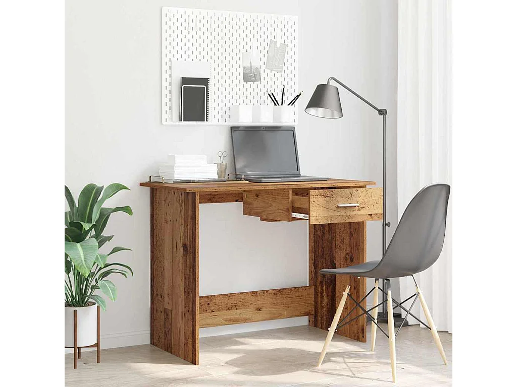 Altholz Schreibtisch 100 x 50 x 76 cm Holzwerkstoff