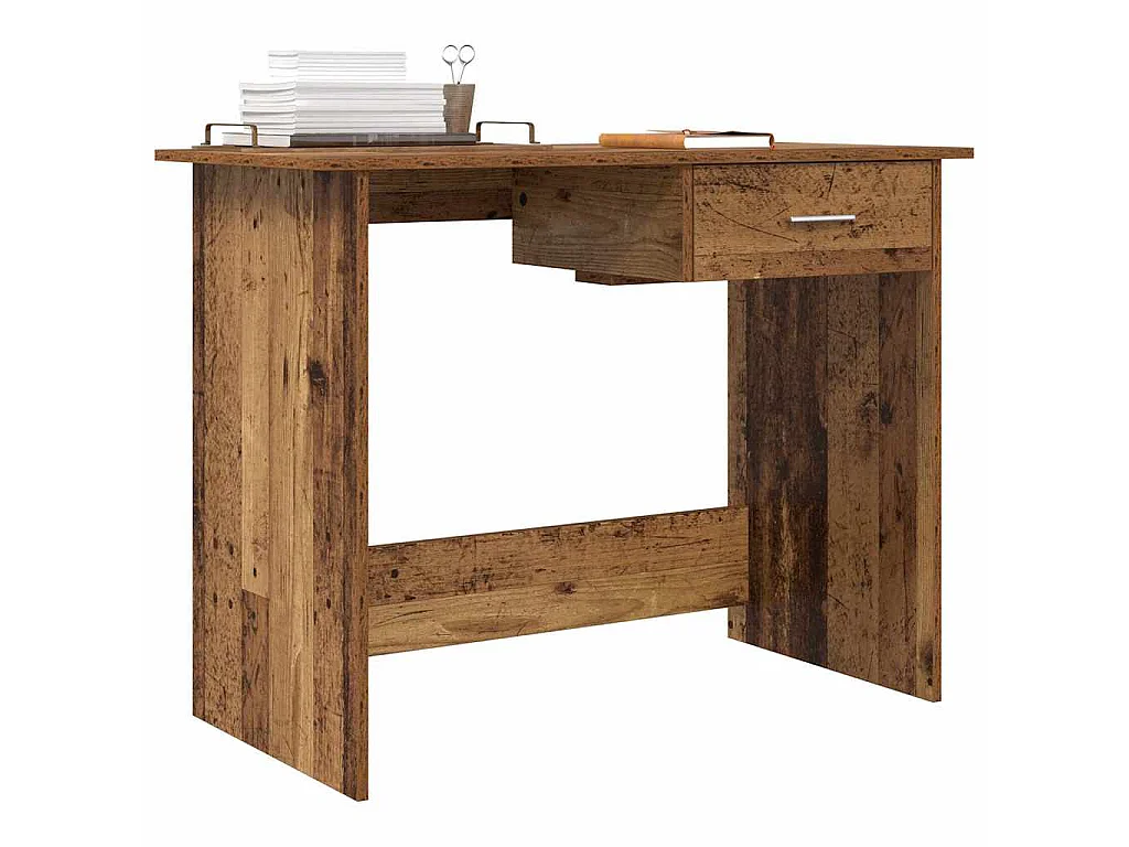 Altholz Schreibtisch 100 x 50 x 76 cm Holzwerkstoff
