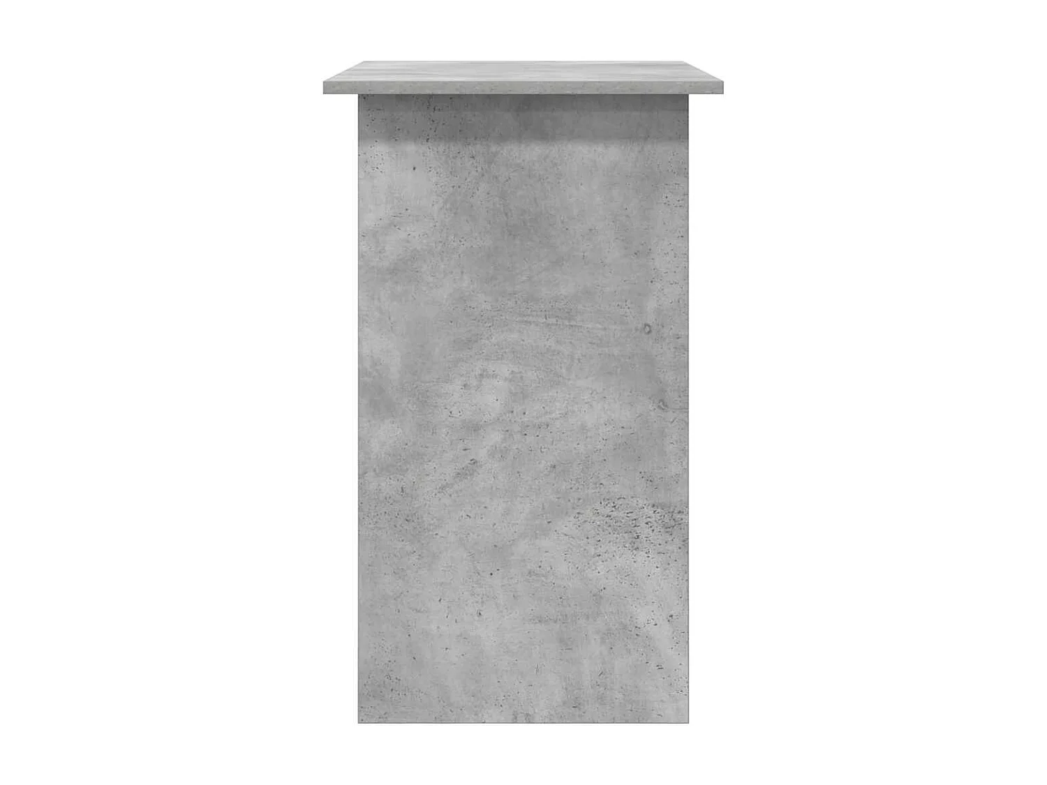 Scrivania grigio cemento 80x45x74 cm in legno ingegnerizzato