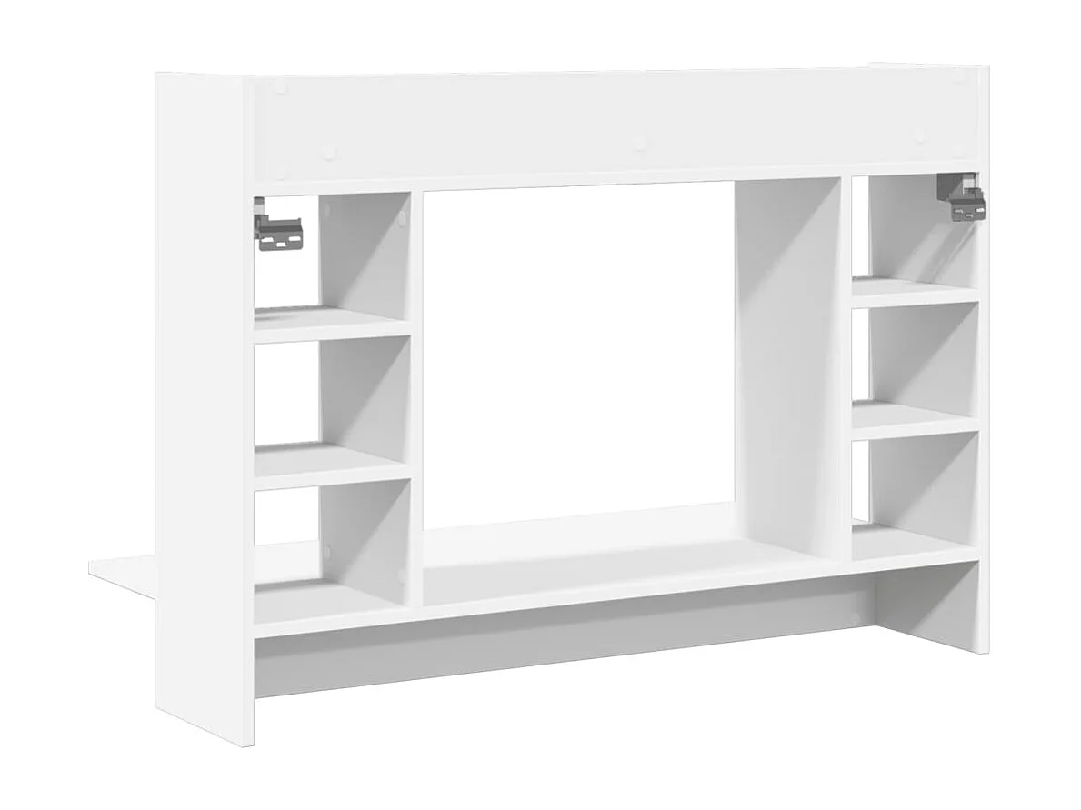 Scrivania da parete bianca 105x48x75 cm in legno ingegnerizzato