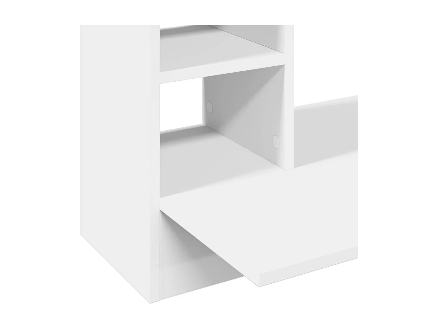 Scrivania da parete bianca 105x48x75 cm in legno ingegnerizzato