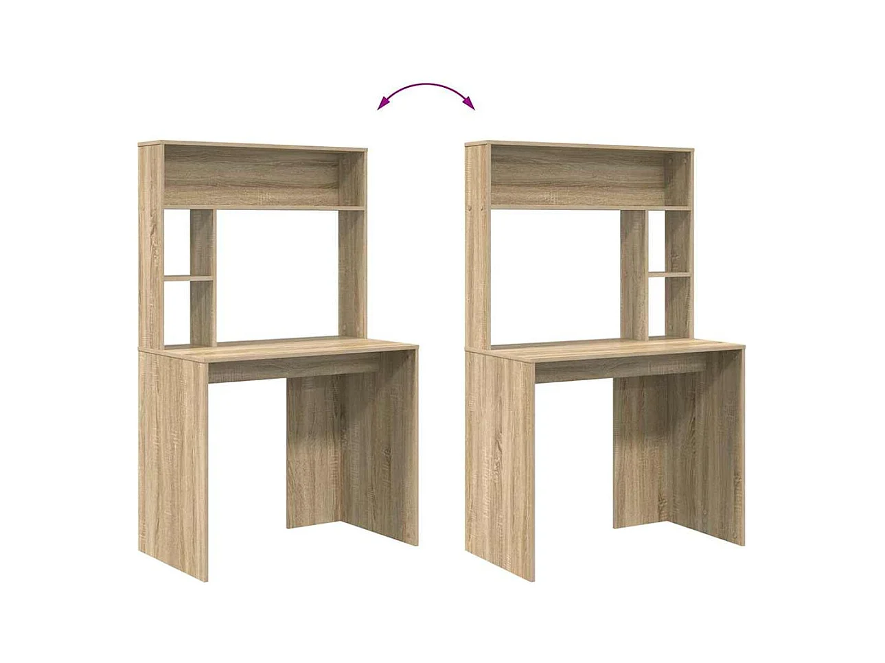 Bureau Chêne sonoma 91 x 50 x 149 cm Bois d'ingénierie