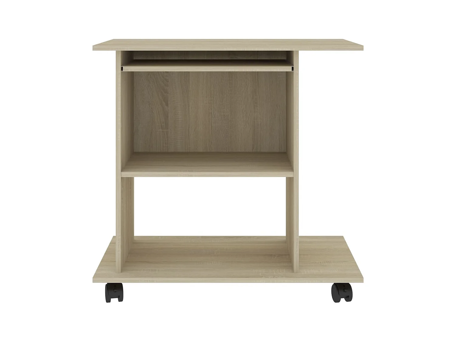 Sonoma Eiken Computerbureau 80x50x75 cm Geconstrueerd Hout