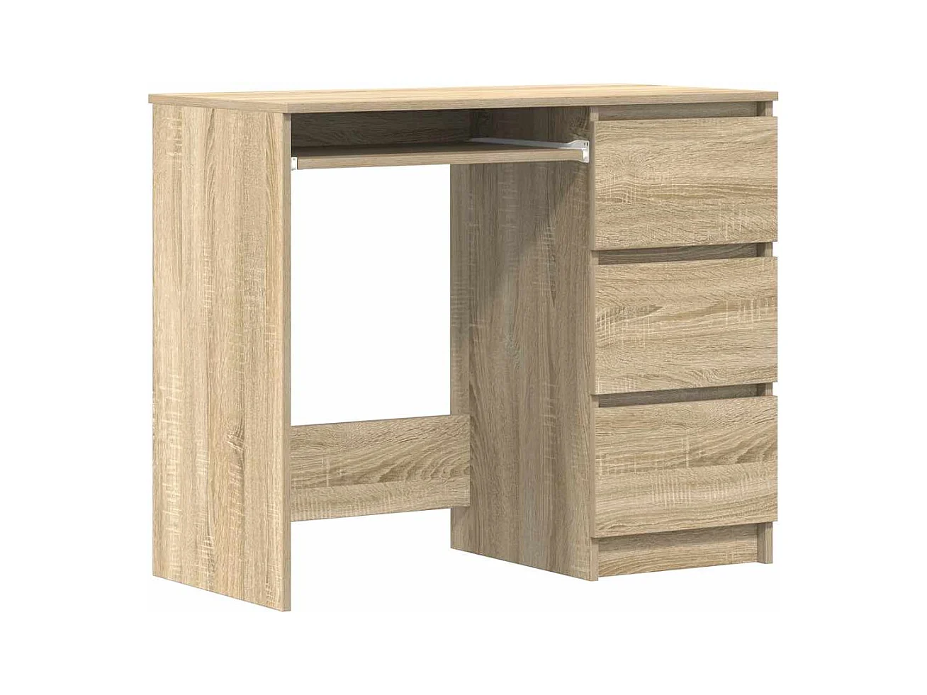 Escritorio de roble Sonoma 90x45x76 cm Madera de ingeniería