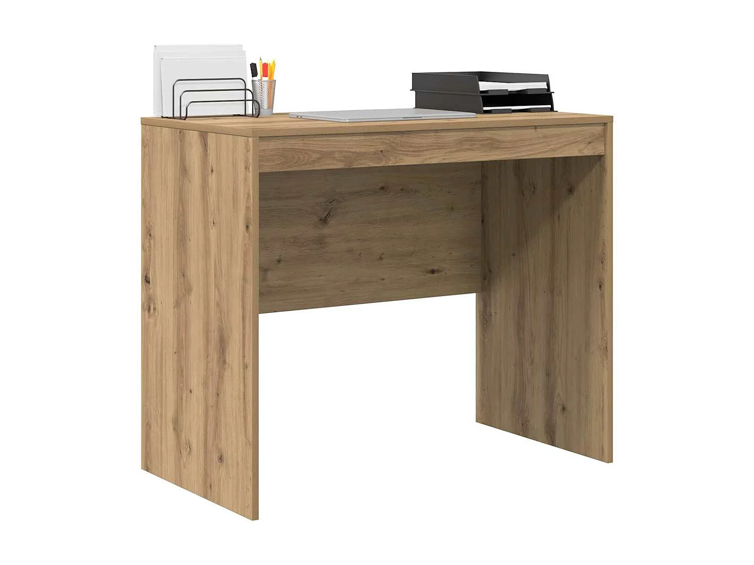 Bureau chêne artisanal 90 x 50 x 76 cm Bois d'ingénierie