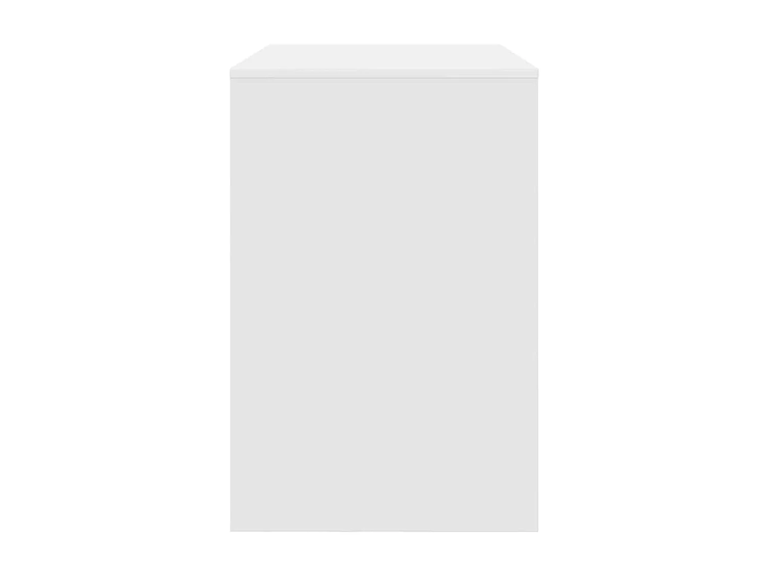 Bureau avec étagère Blanc 102 x 50 x 75 cm Bois d'ingénierie