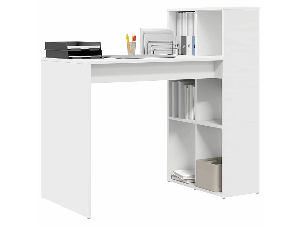 Scrivania con ripiano Bianco 108 x 55 x 103,5 cm Legno ingegnerizzato