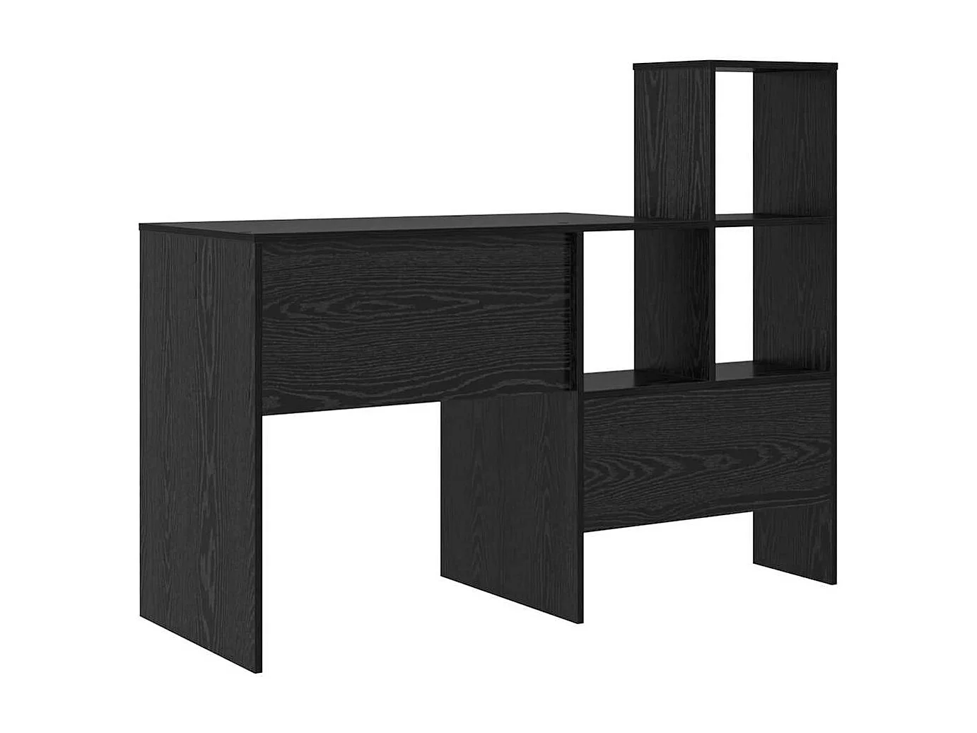 Escritorio de roble negro 100 x 40 x 90 cm Madera de ingeniería