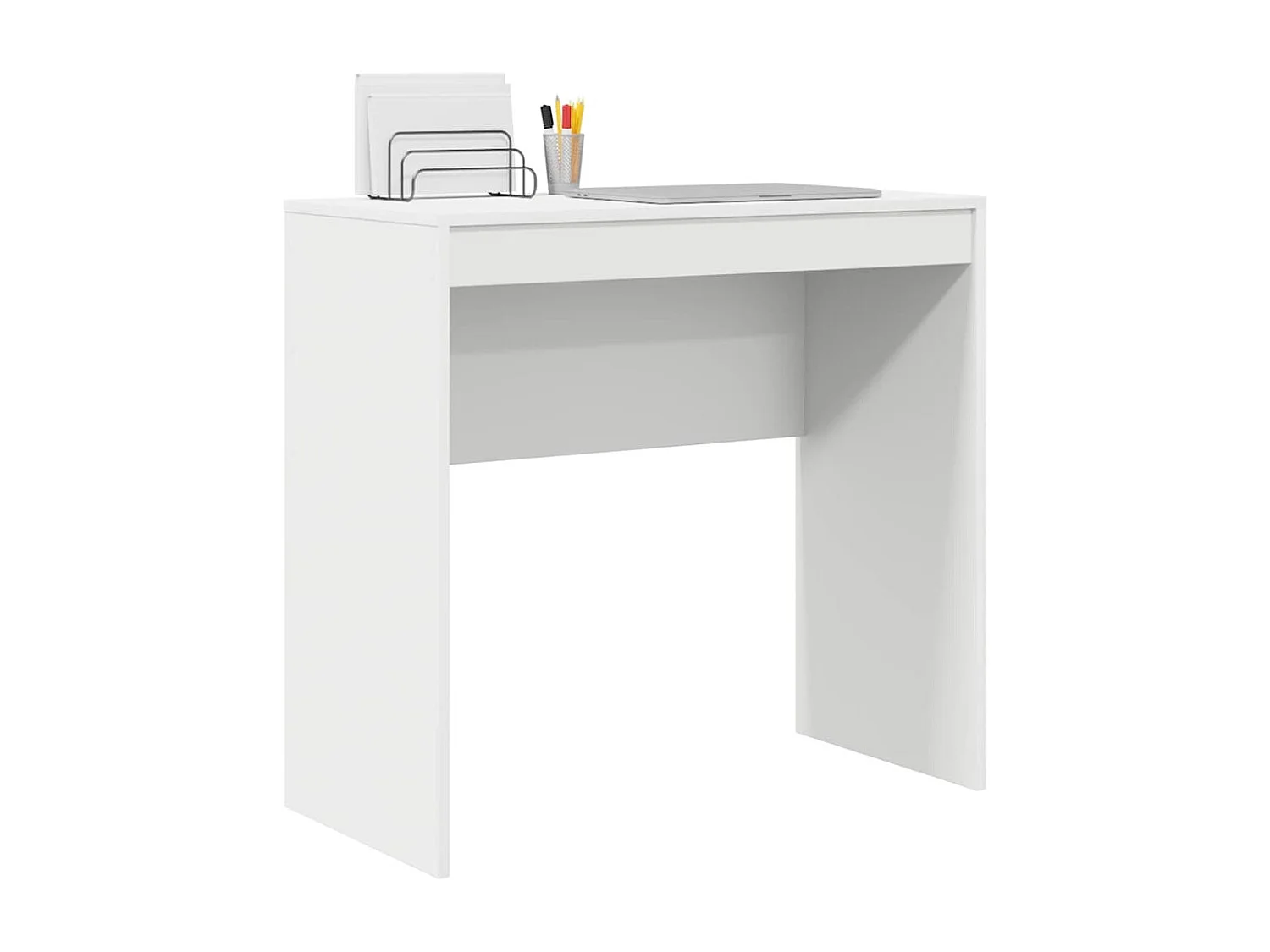 Bureau Blanc 80 x 40 x 76 cm Bois d'ingénierie