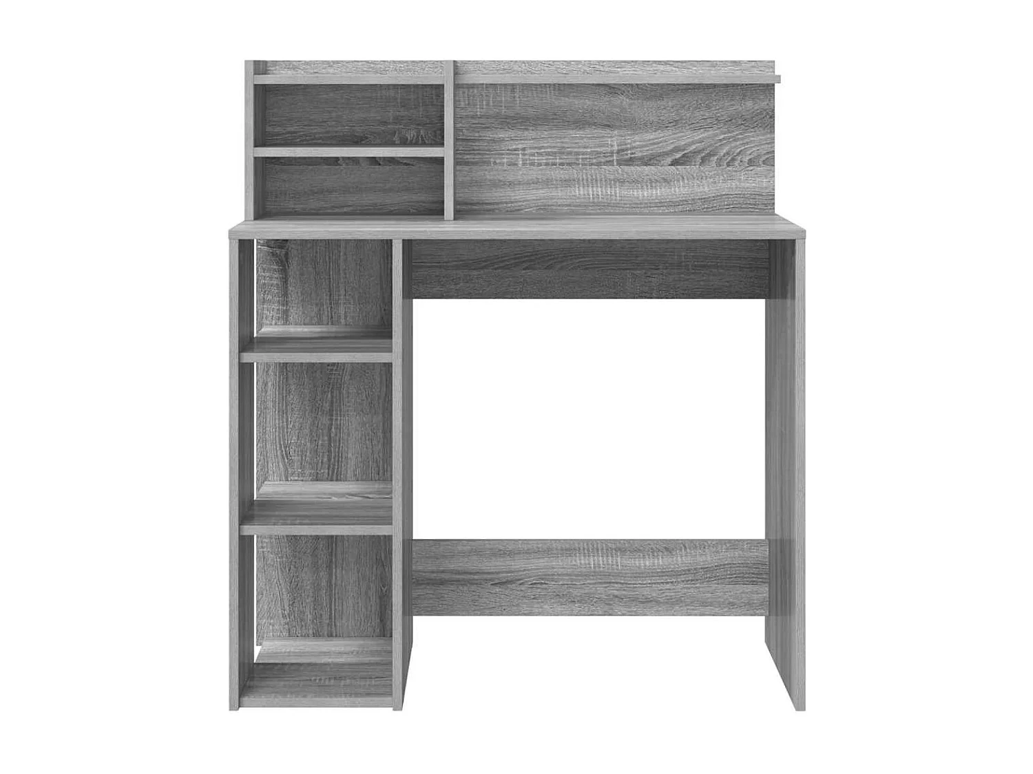 Bureau avec rangement Sonoma gris 90 x 48 x 101,5 cm