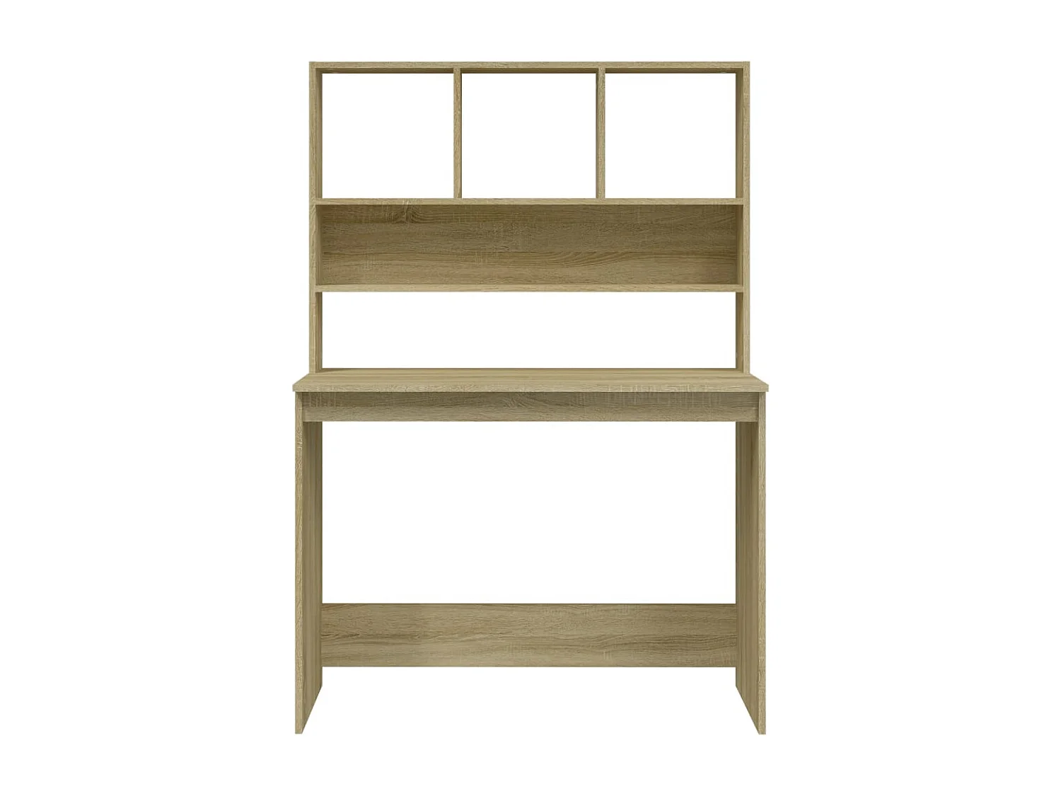 Scrivania con ripiani in rovere Sonoma 102x45x148 cm
