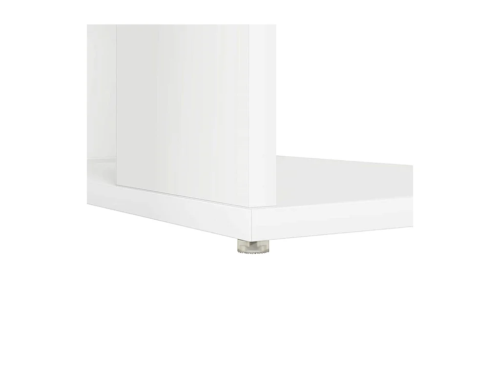 Bureau avec Rangement avec étagère Blanc 130 x 50,5 x 75 cm