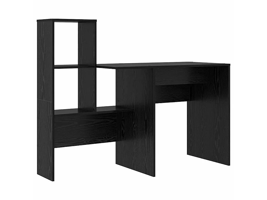 Bureau Chêne noir 131,5 x 50 x 106,5 cm Bois d'ingénierie