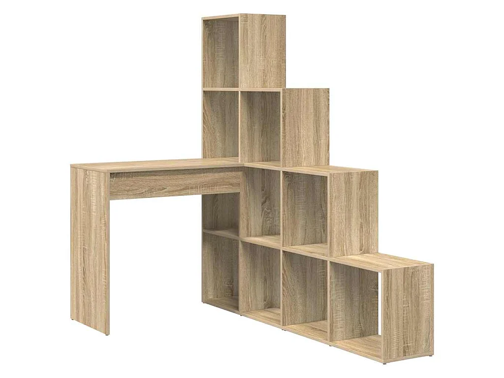 Scrivania angolare in rovere Sonoma 101,5 x 149,5 x 149,5 cm