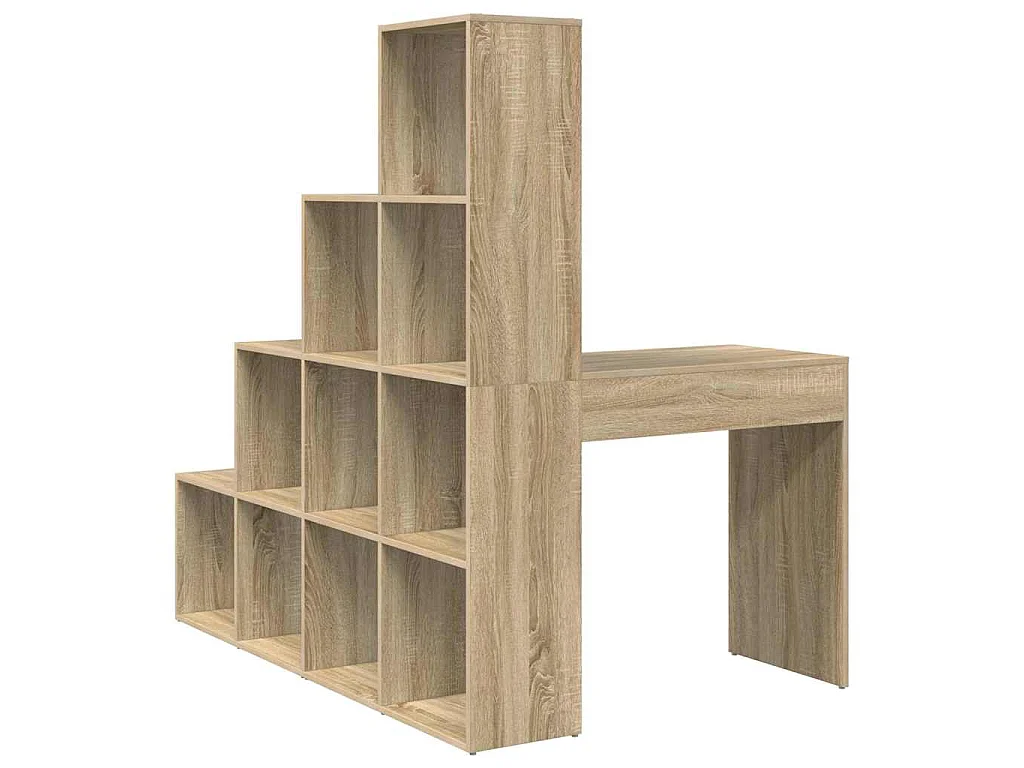 Scrivania angolare in rovere Sonoma 101,5 x 149,5 x 149,5 cm