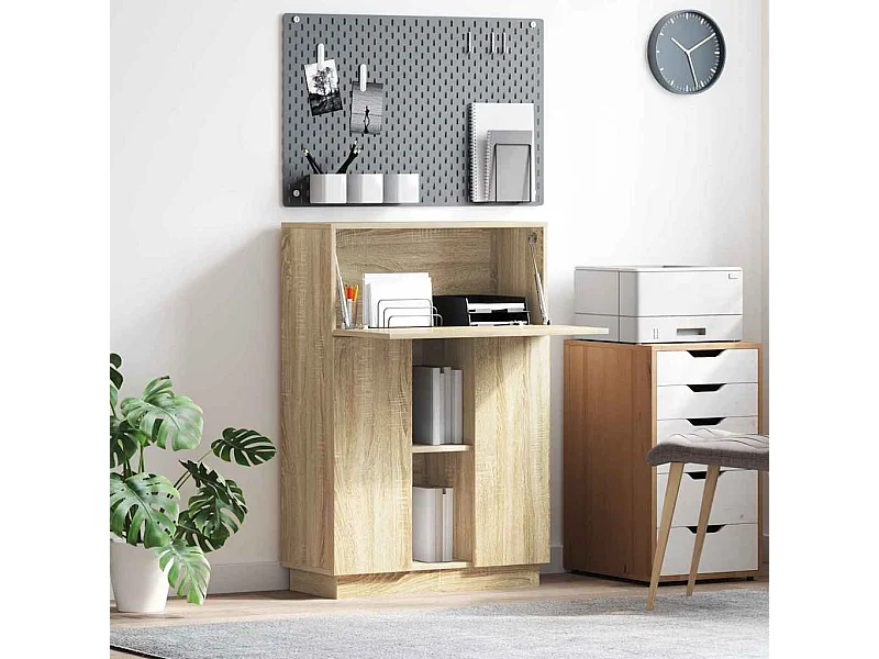 Bureau Chêne sonoma 71,5 x 31,5 x 106,5 cm Bois d'ingénierie
