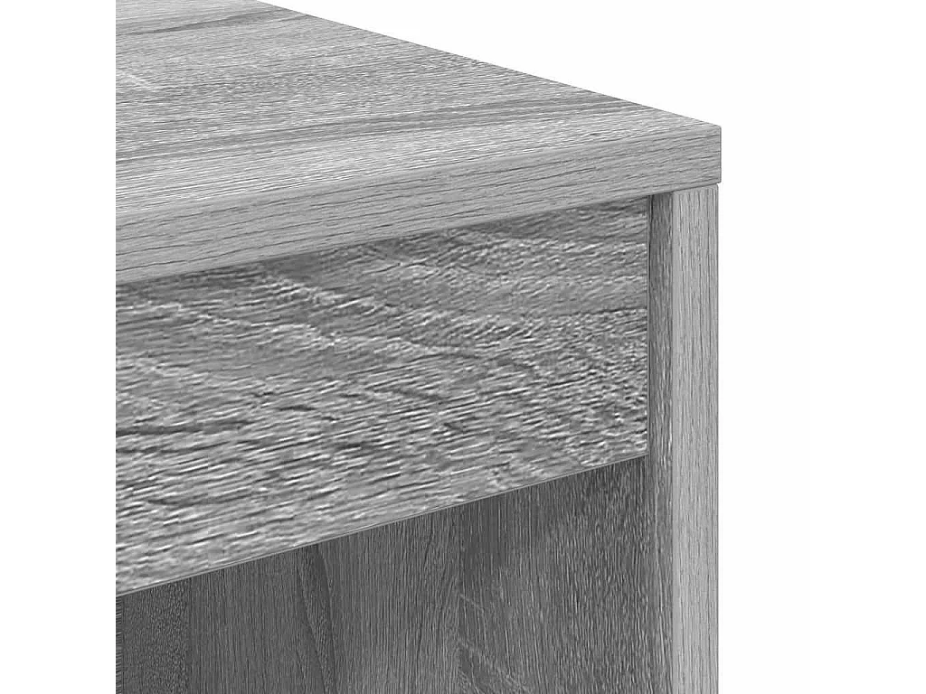 Bureau Sonoma gris 90 x 40 x 76 cm Bois d'ingénierie