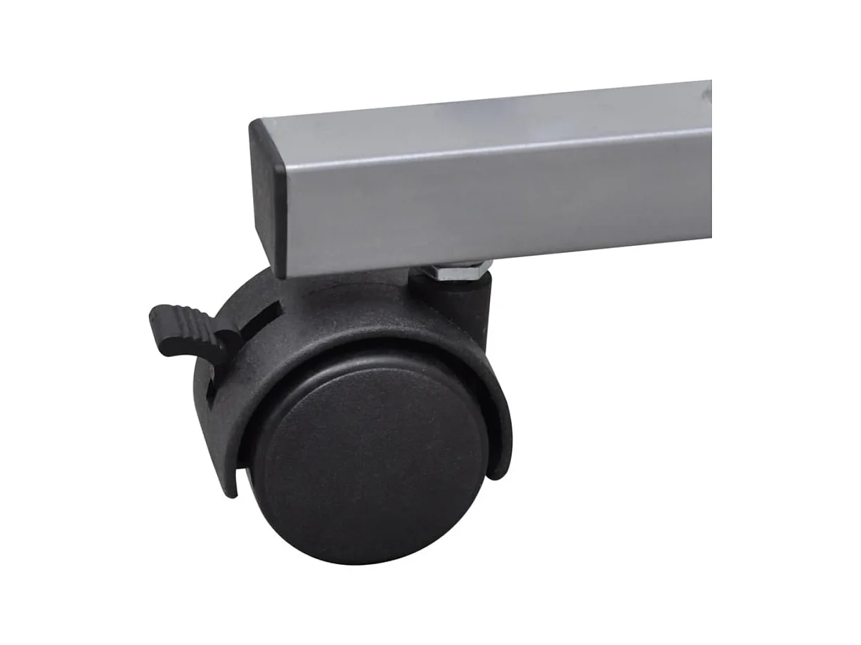 Computerbureau met uitschuifbaar toetsenbordblad bruin