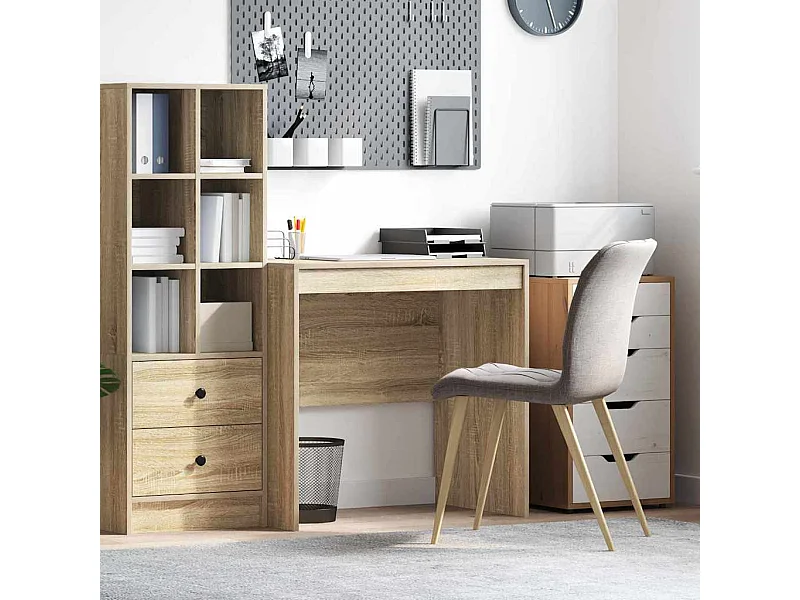 Bureau Chêne sonoma 80 x 50 x 76 cm Bois d'ingénierie