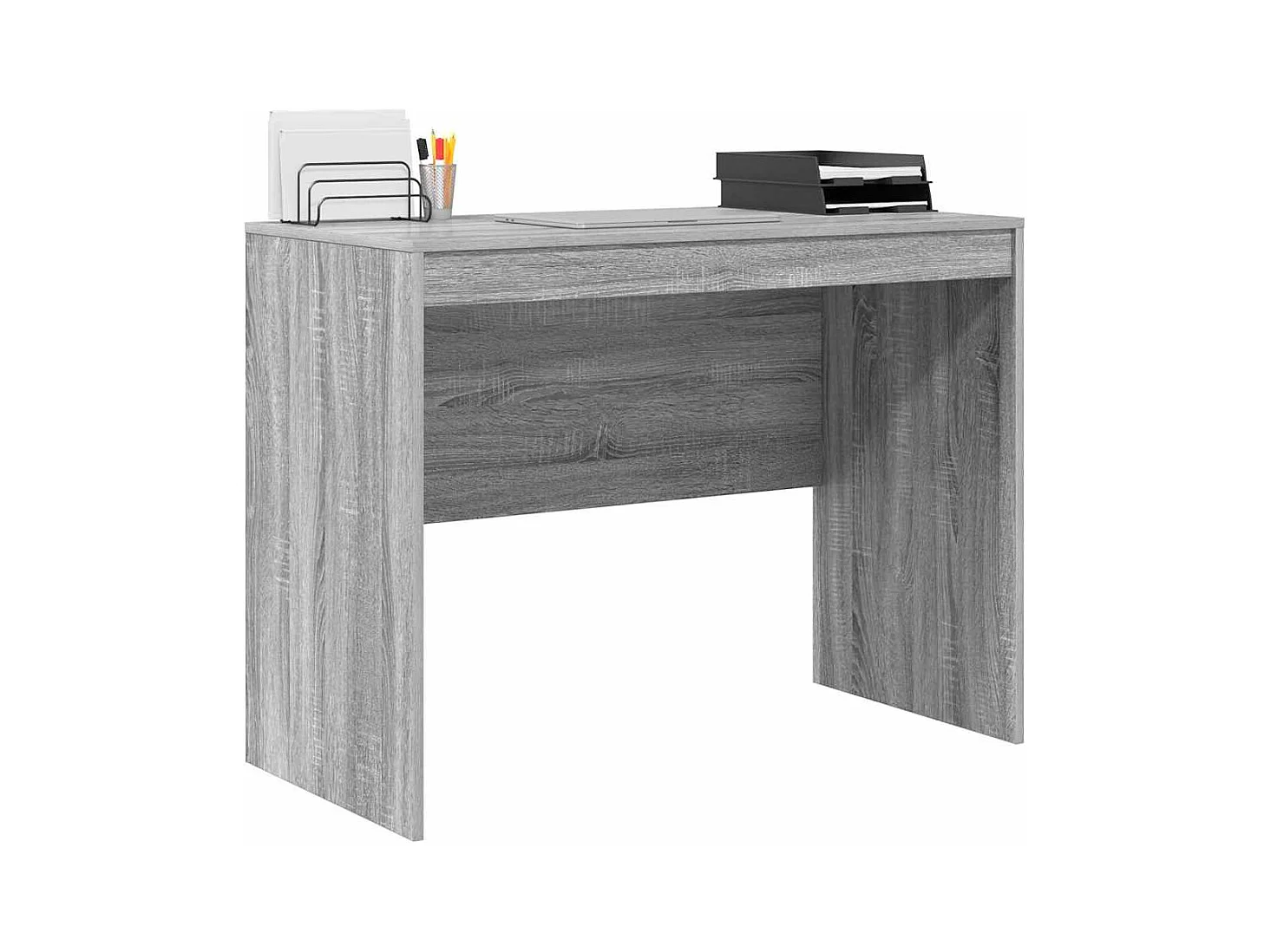Bureau Sonoma gris 100 x 50 x 76 cm Bois d'ingénierie