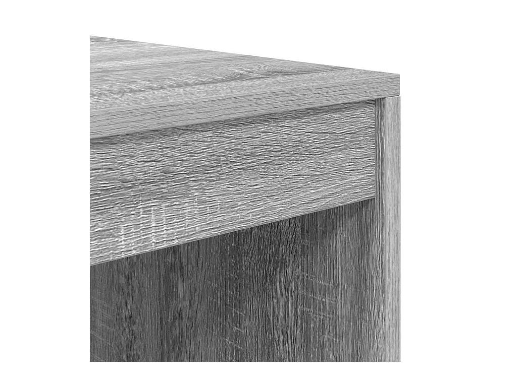 Bureau Sonoma gris 100 x 50 x 76 cm Bois d'ingénierie